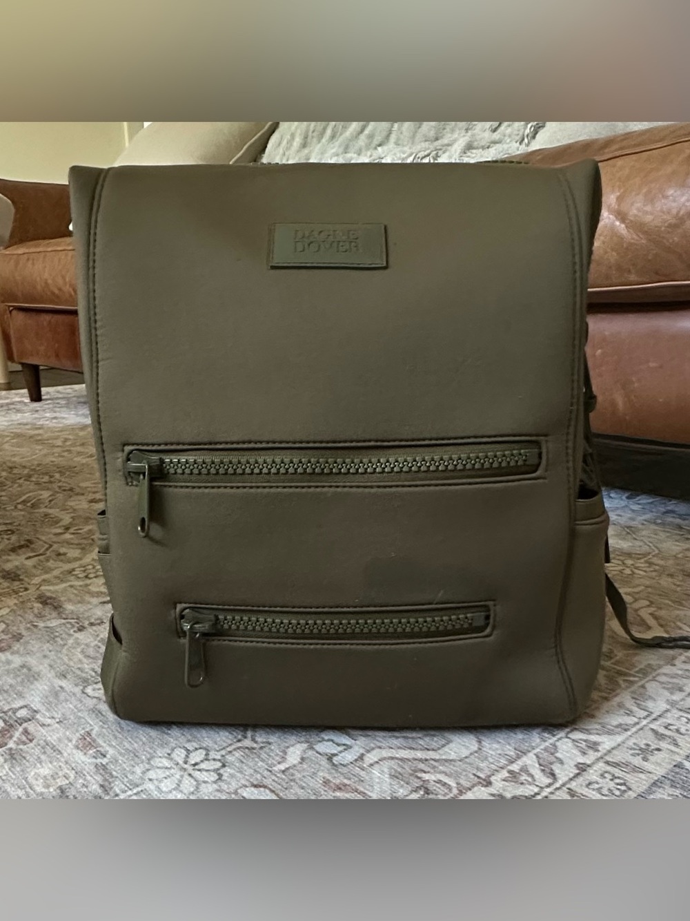 Dagne Dover Indi Large Diaper Backpack — Dark Moss